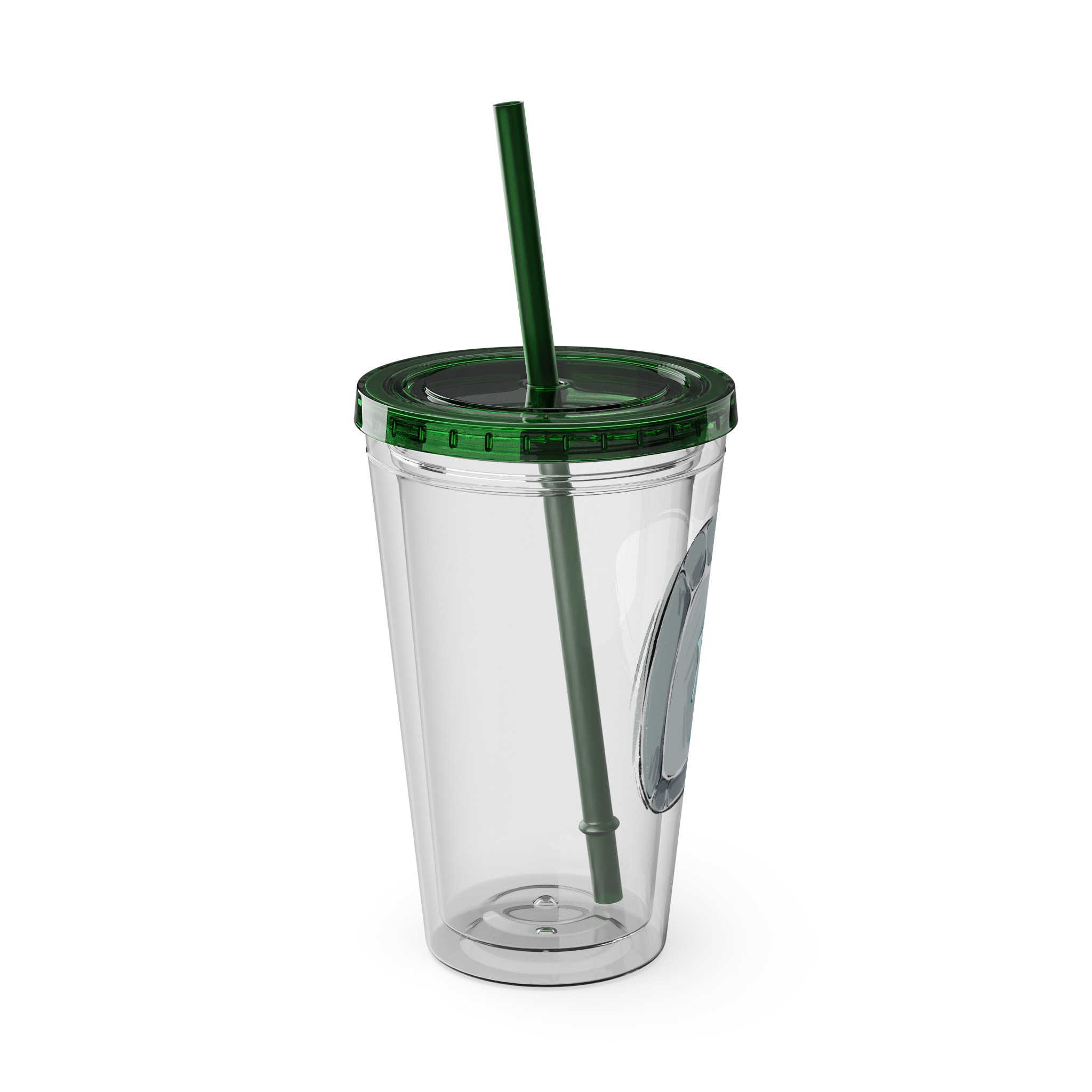 Sage Clear Tumbler with Straw - Image 22