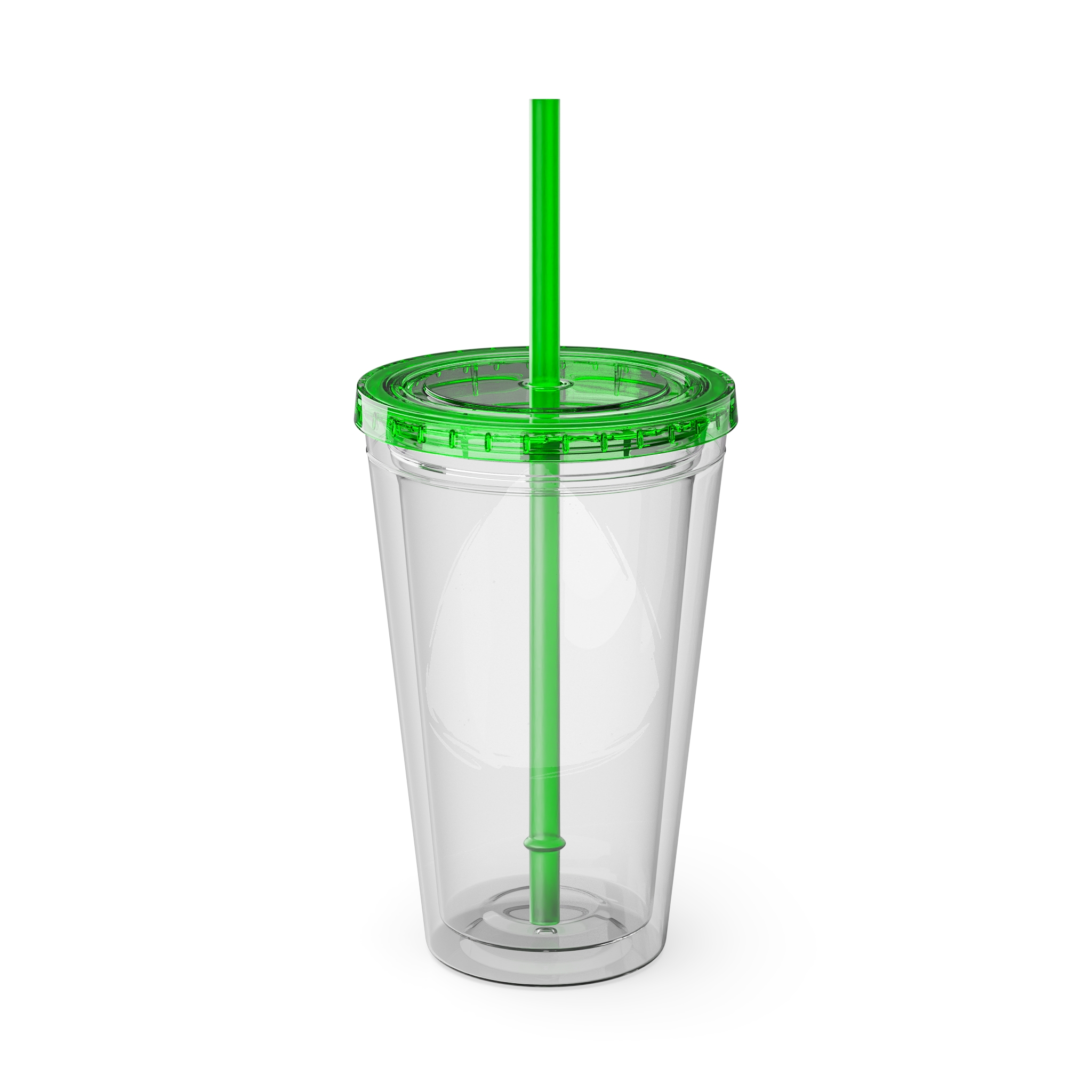 Red Mage Clear Tumbler with Straw - Image 23