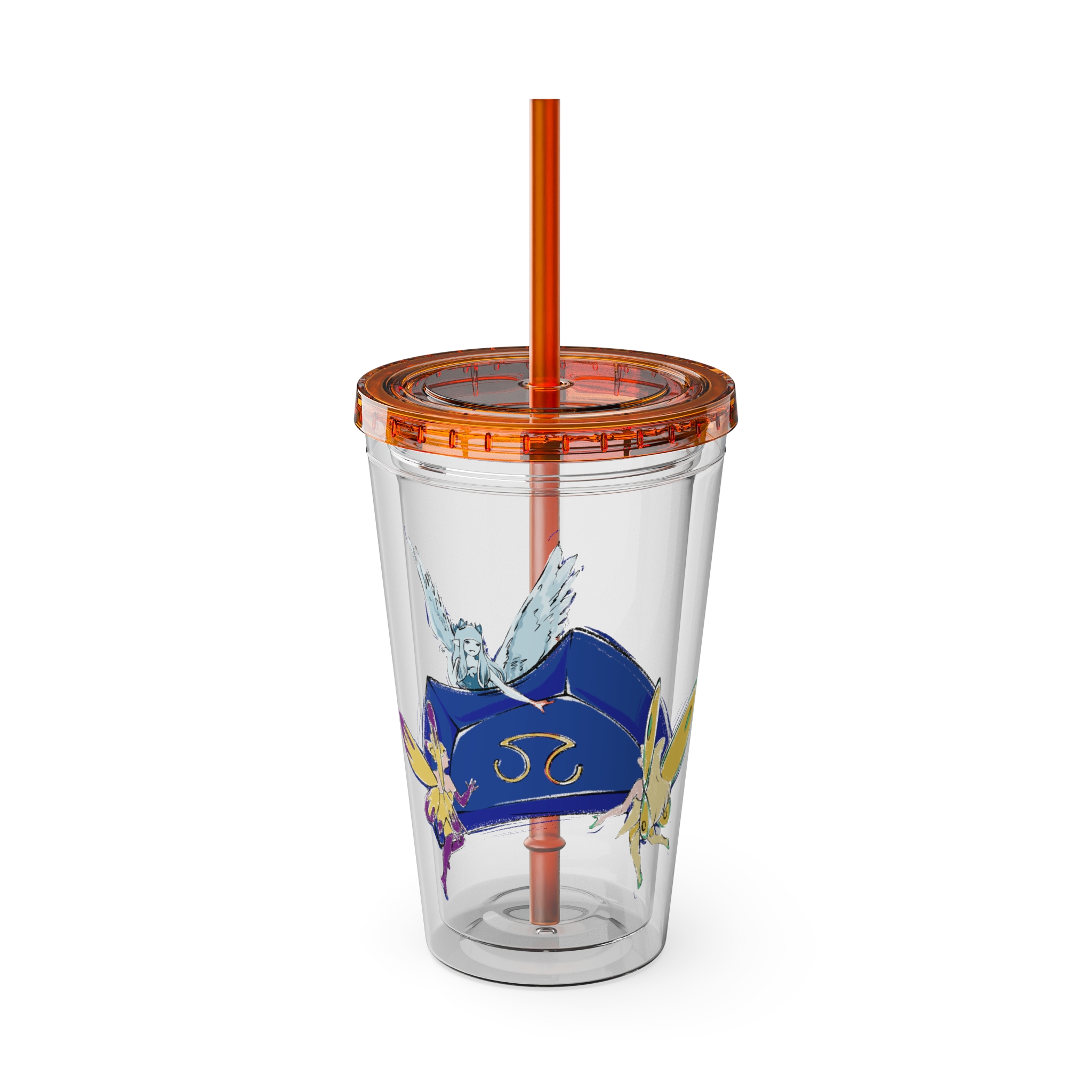 Scholar Clear Tumbler with Straw - Image 13