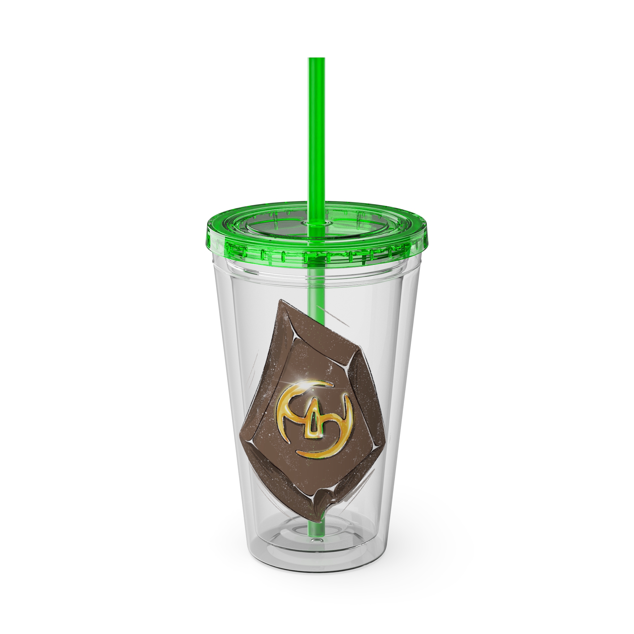 Samurai Clear Tumbler with Straw - Image 17