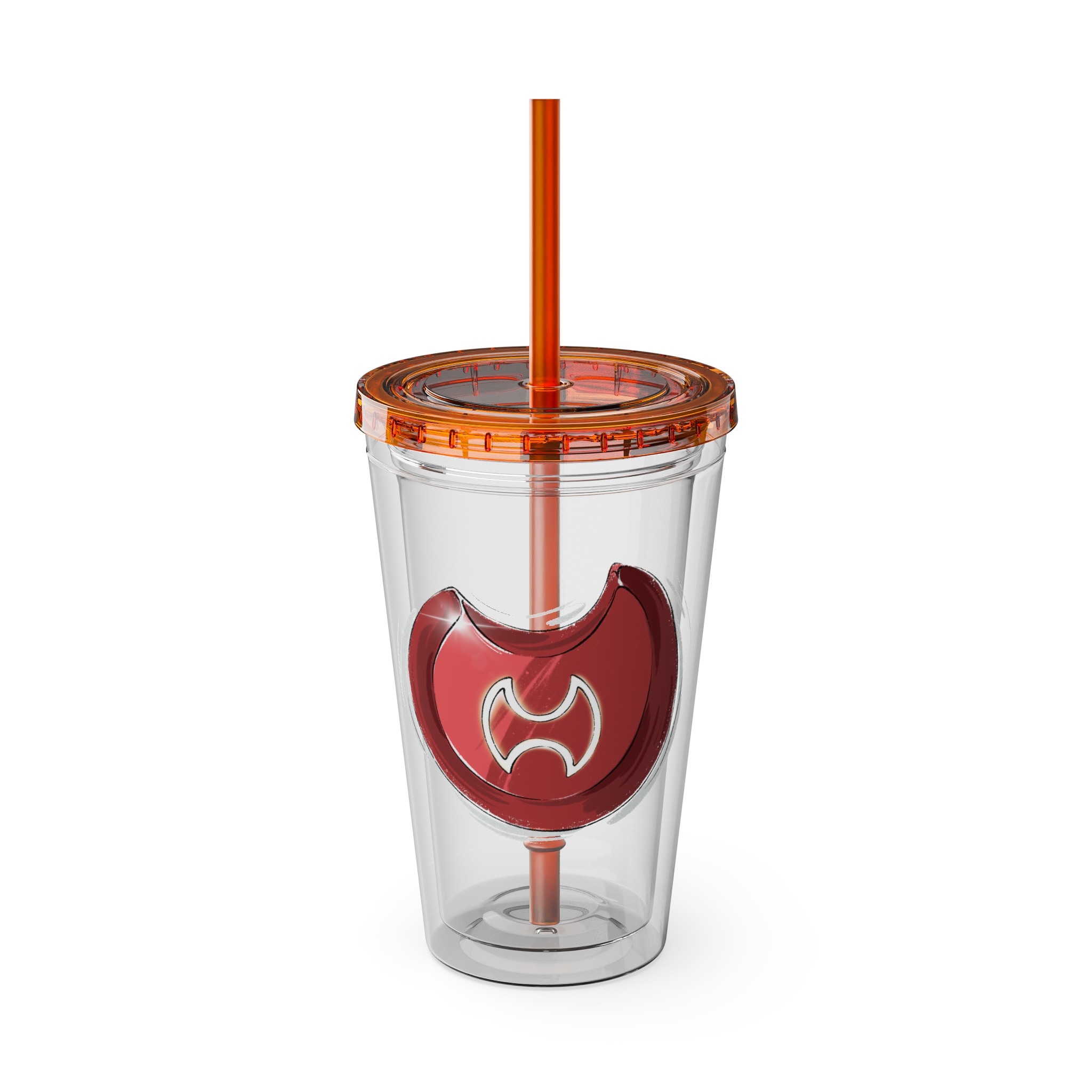 Warrior Clear Tumbler with Straw - Image 13