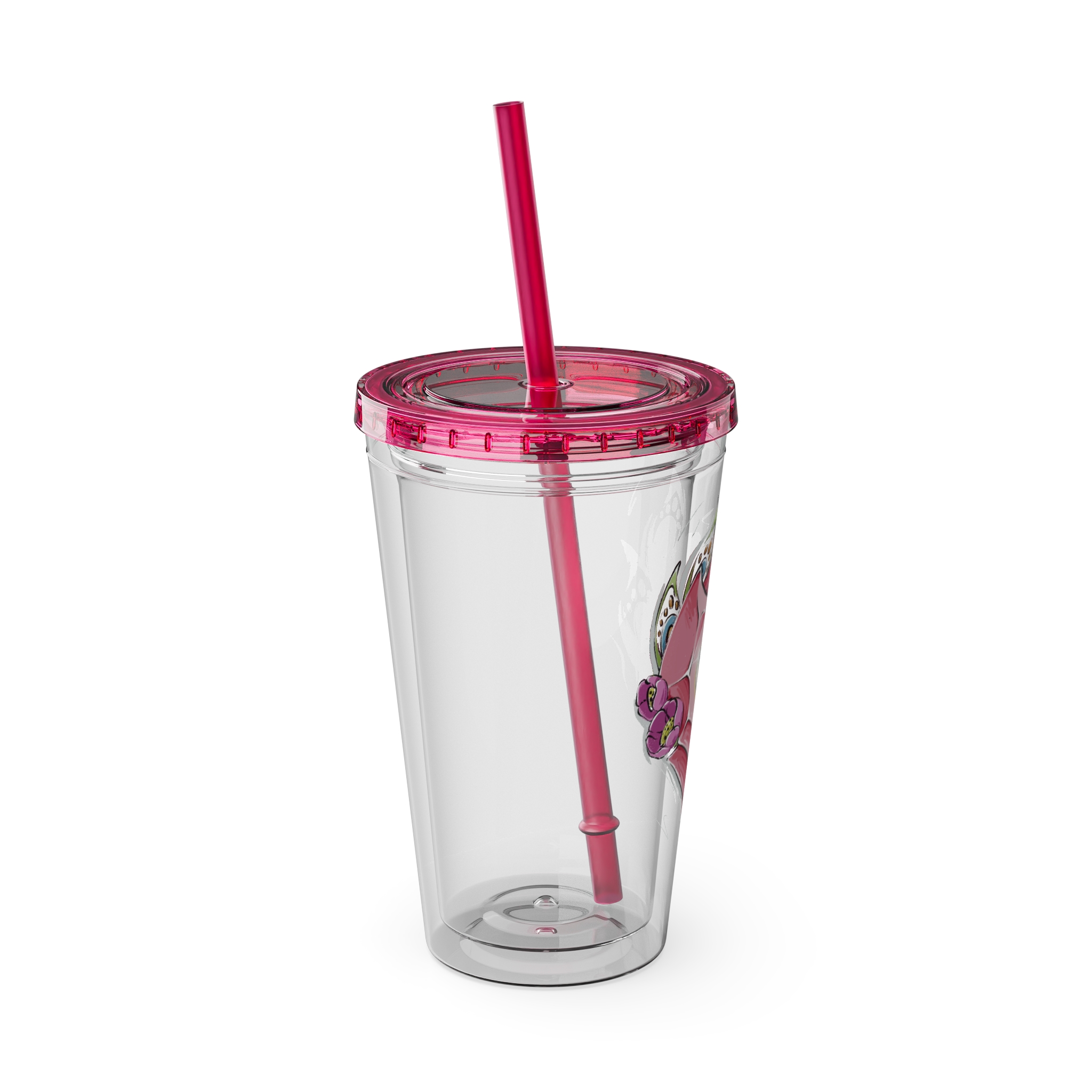 Dancer Clear Tumbler with Straw - Image 2
