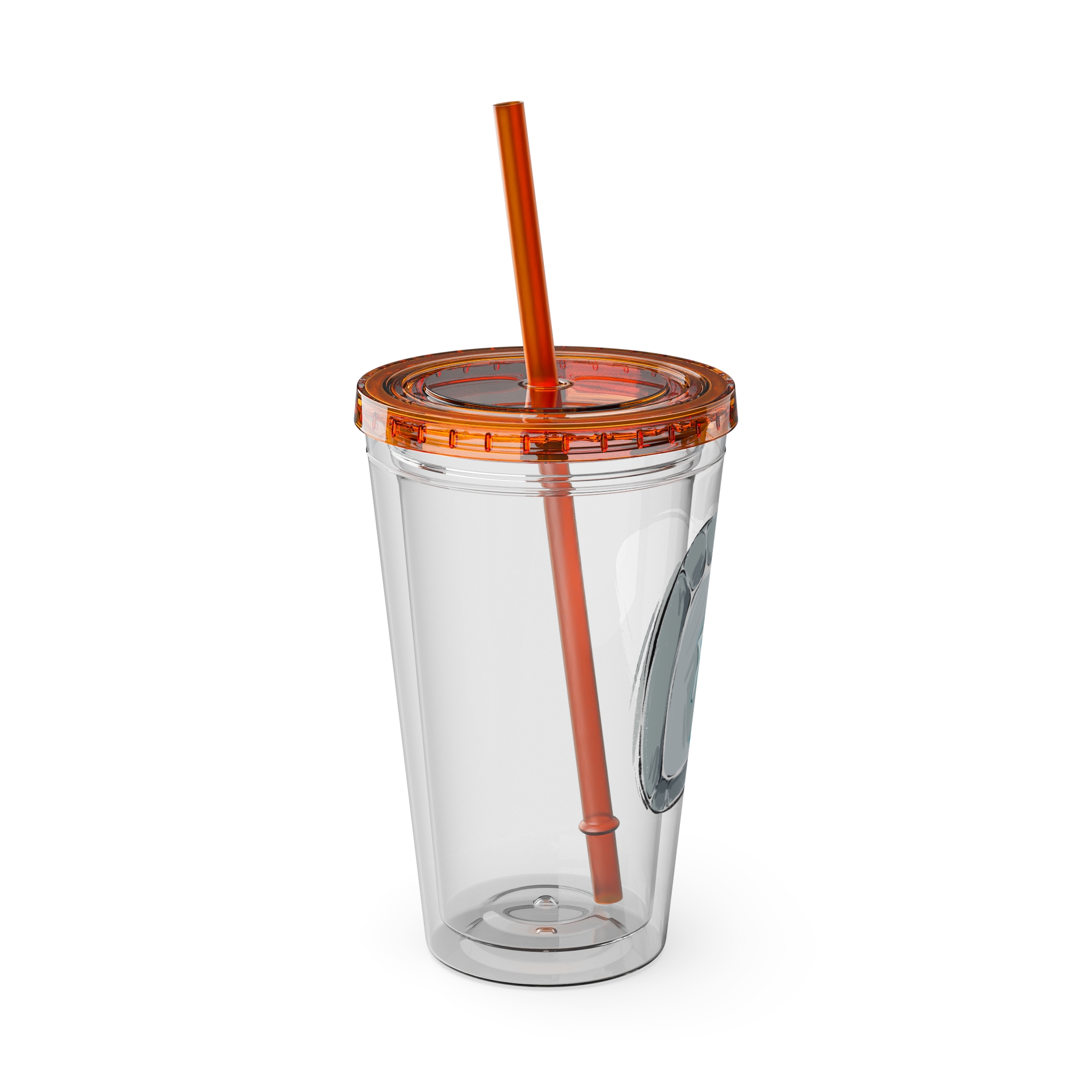 Sage Clear Tumbler with Straw - Image 10