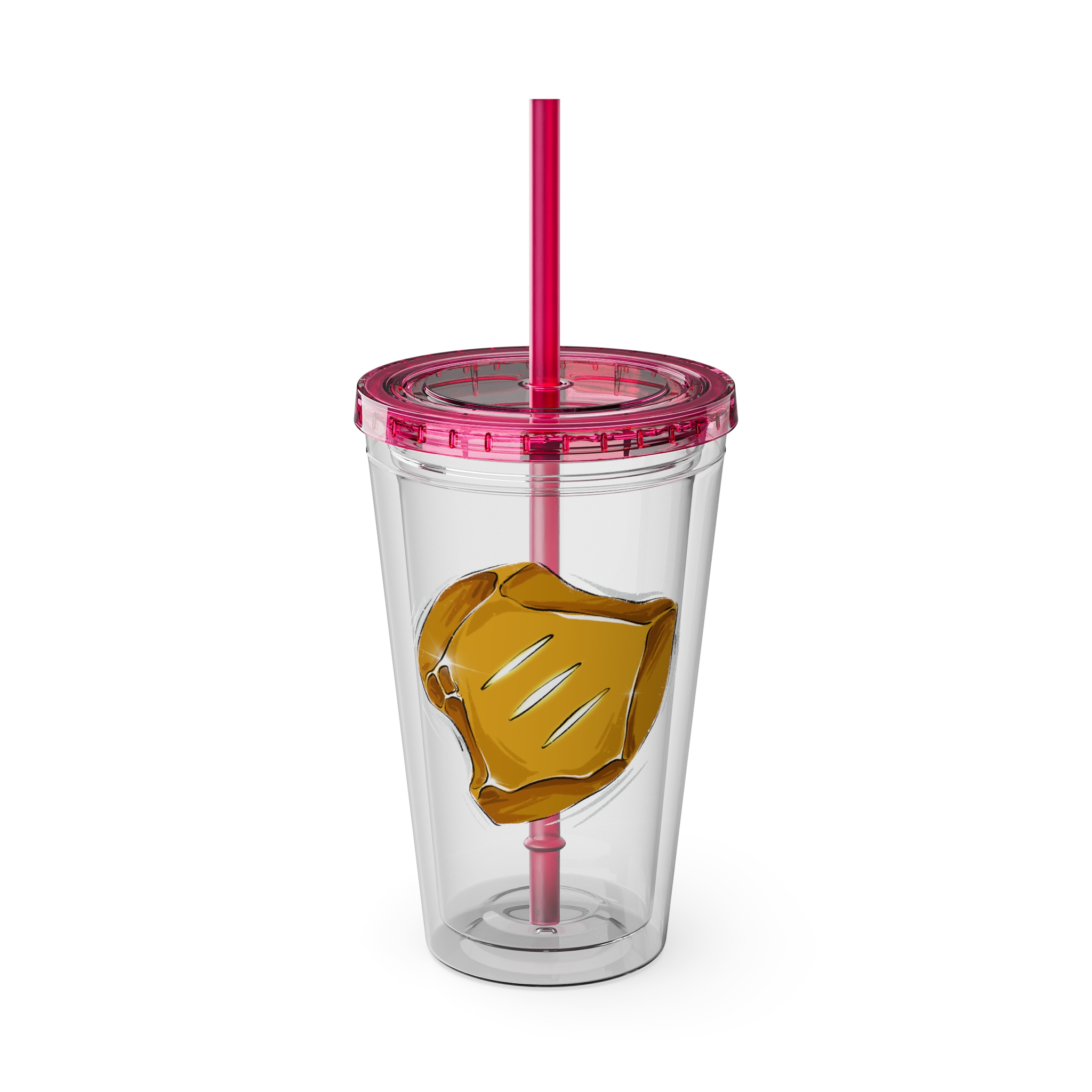 Monk Clear Tumbler with Straw - Image 33