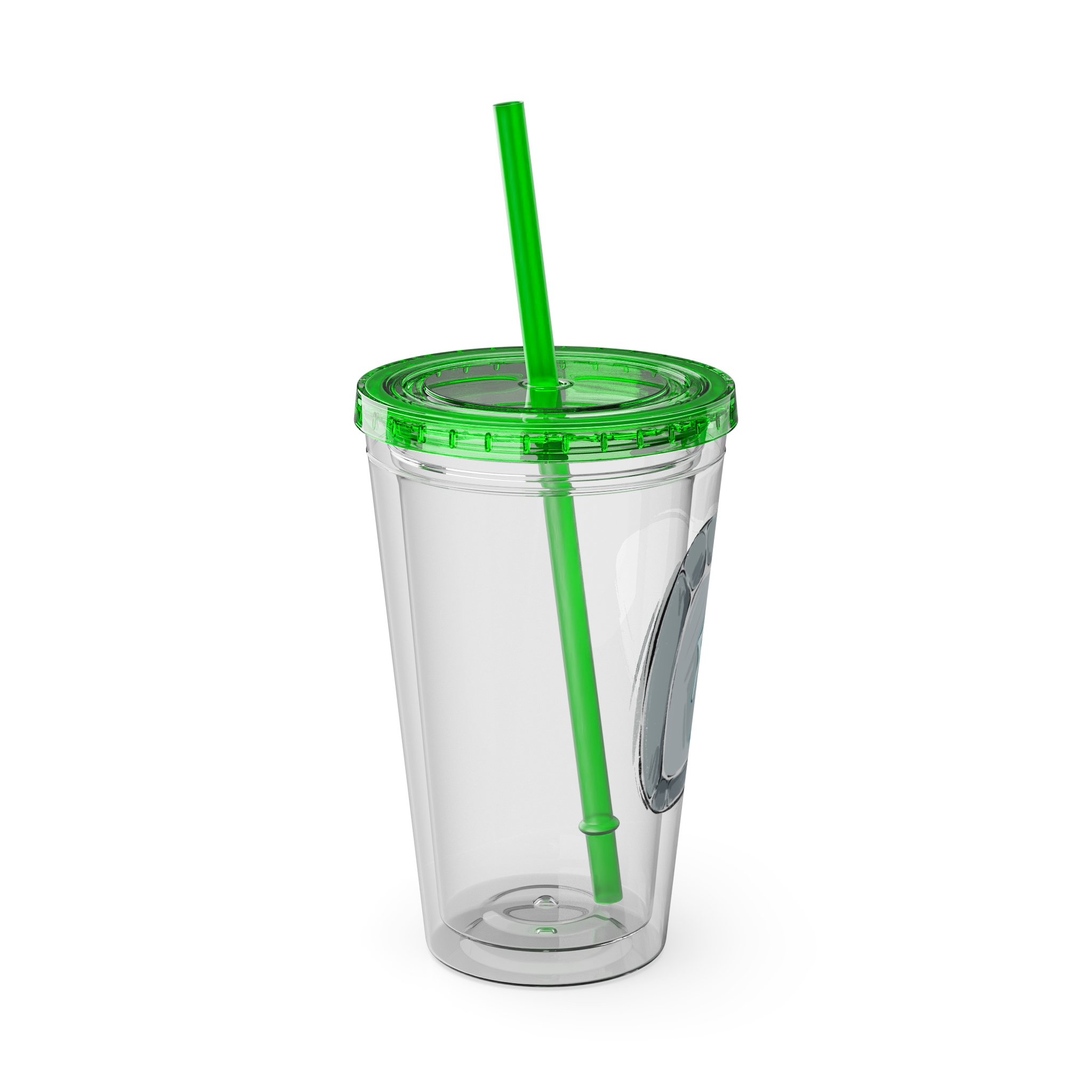 Sage Clear Tumbler with Straw - Image 18