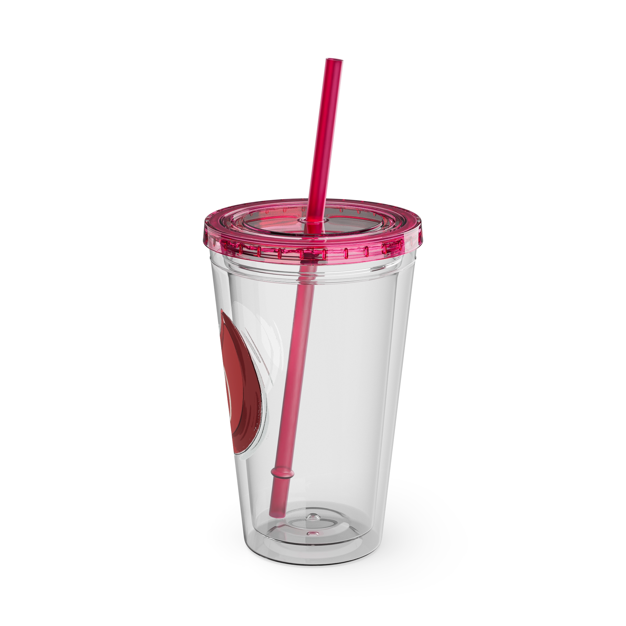 Warrior Clear Tumbler with Straw - Image 4