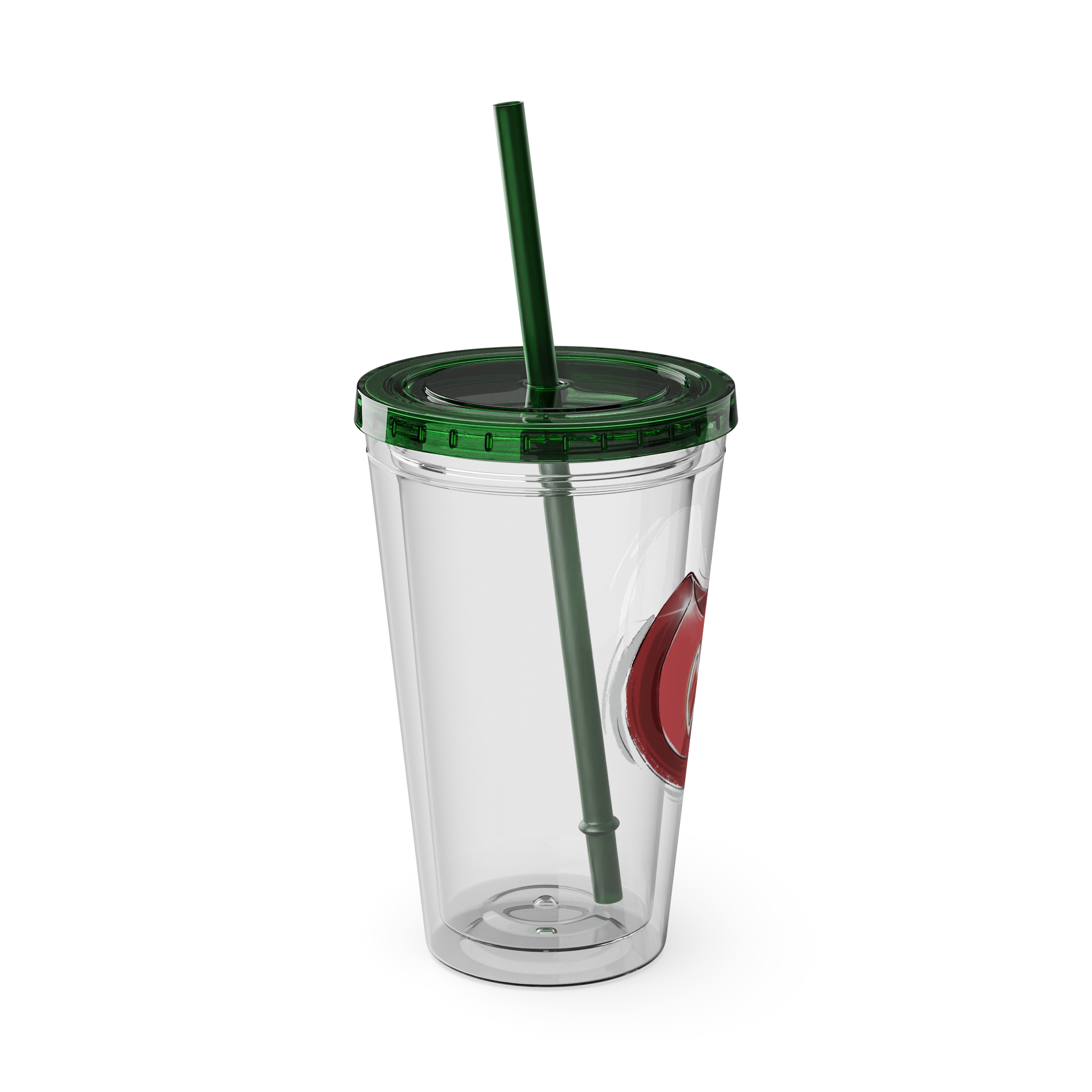 Warrior Clear Tumbler with Straw - Image 26