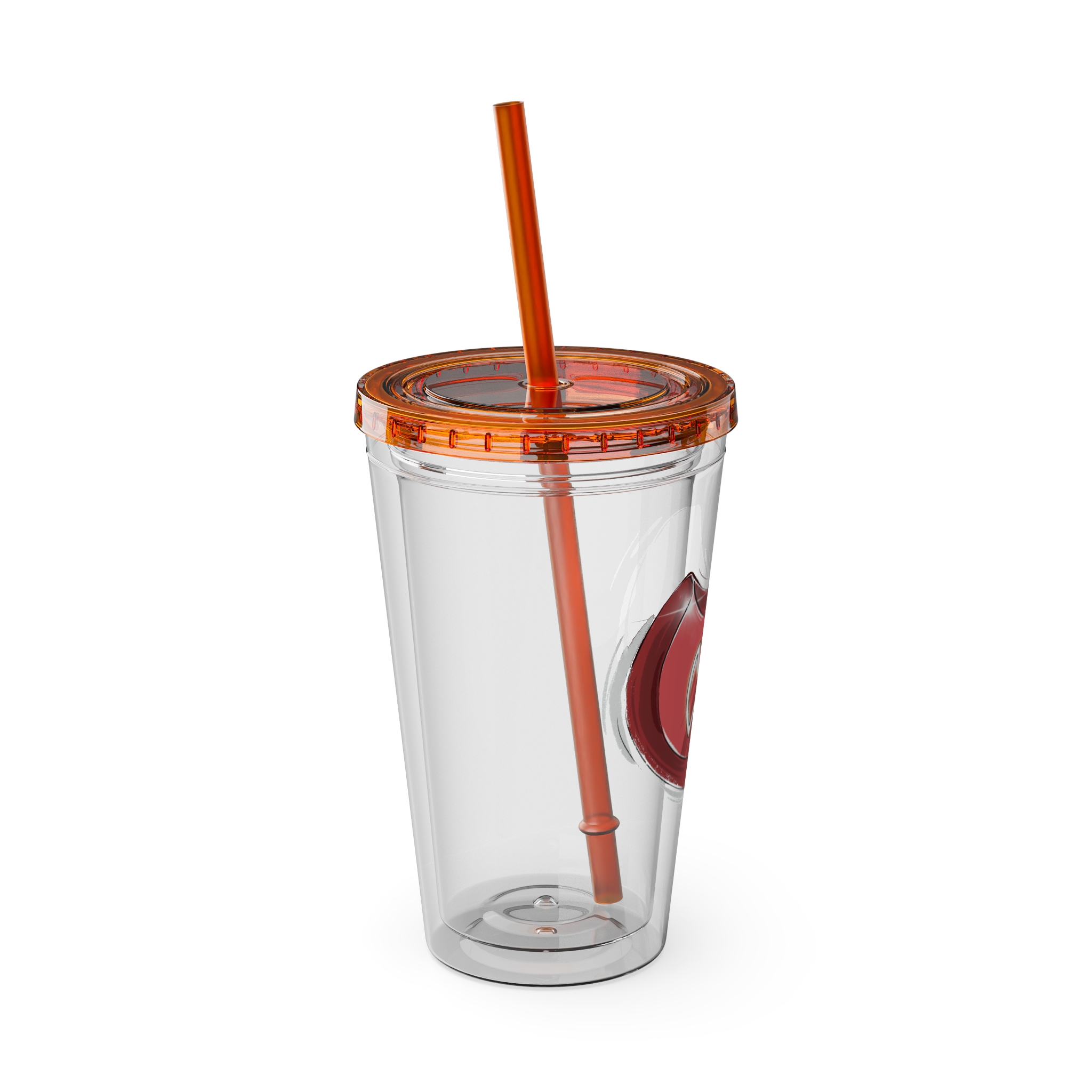 Warrior Clear Tumbler with Straw - Image 14