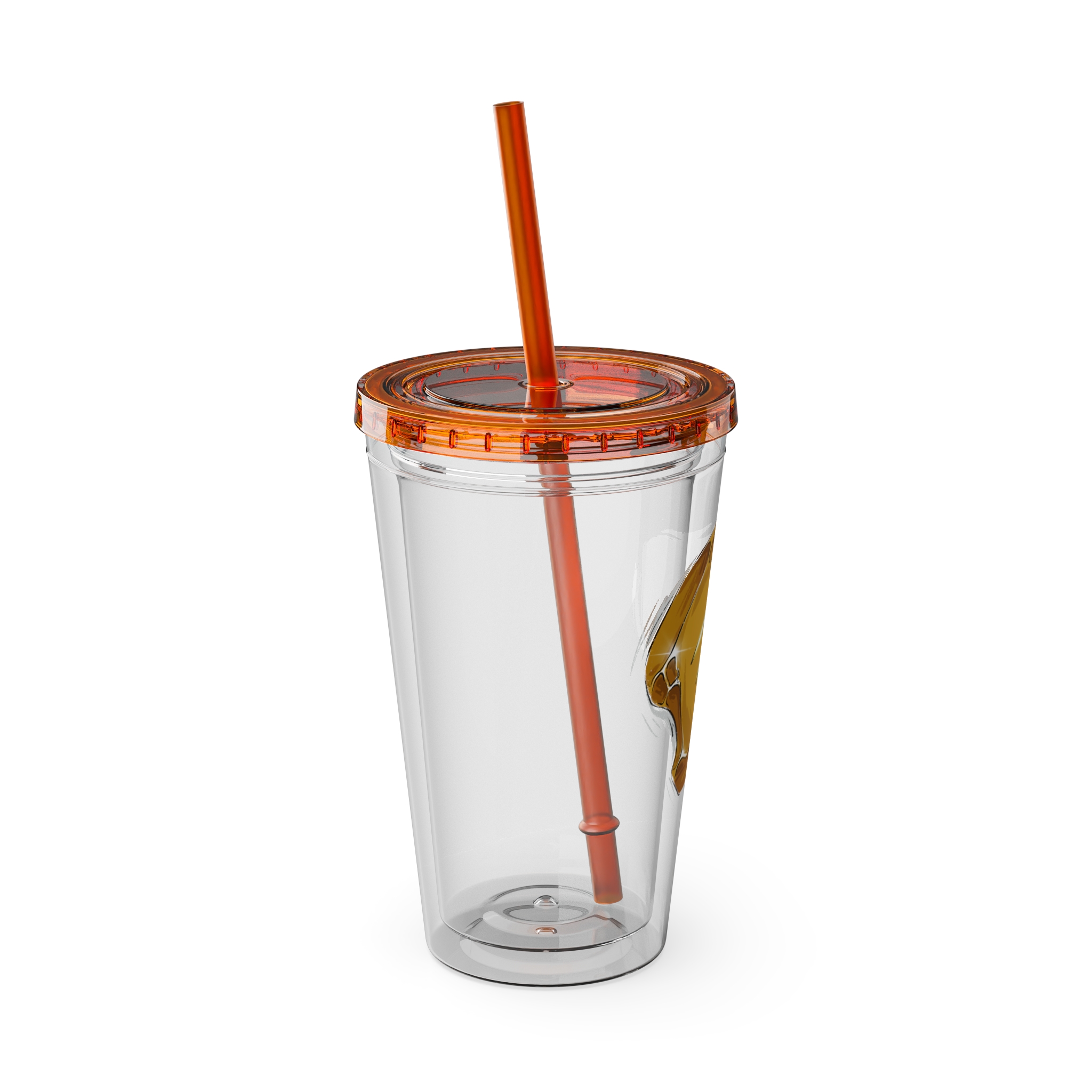 Monk Clear Tumbler with Straw - Image 14