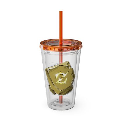 Gunbreaker Clear Tumbler with Straw