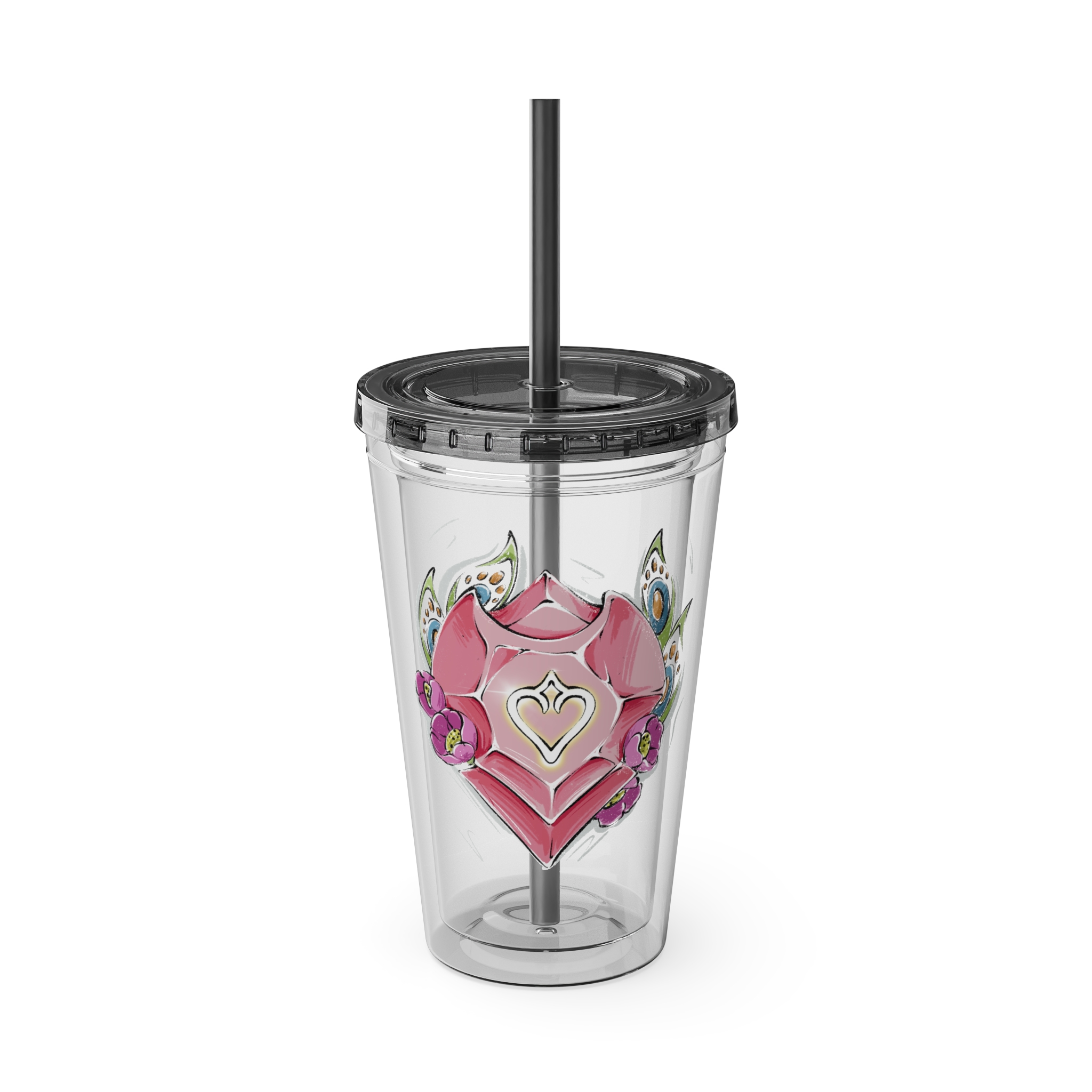 Dancer Clear Tumbler with Straw - Image 9