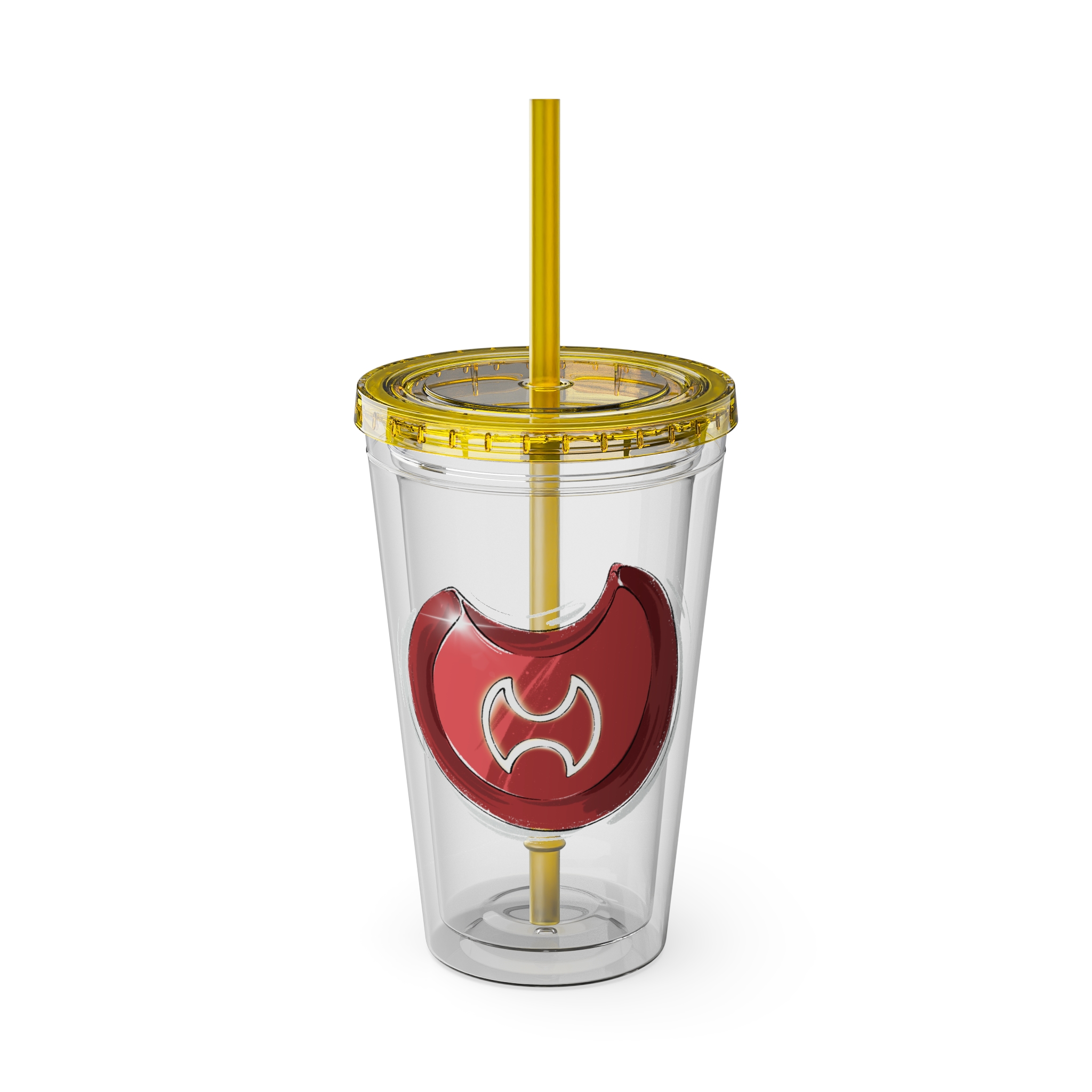 Warrior Clear Tumbler with Straw - Image 17