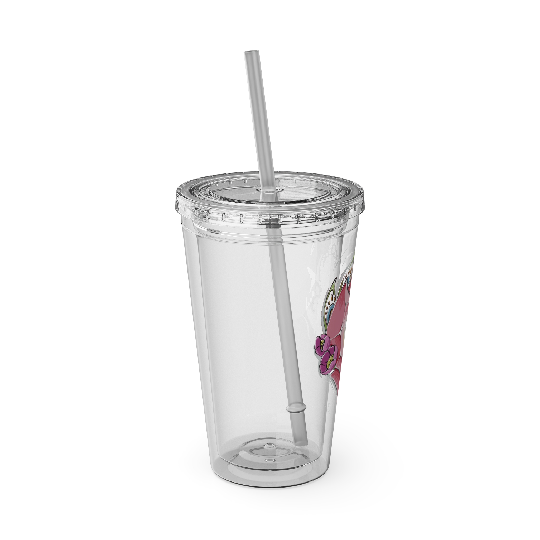 Dancer Clear Tumbler with Straw - Image 6
