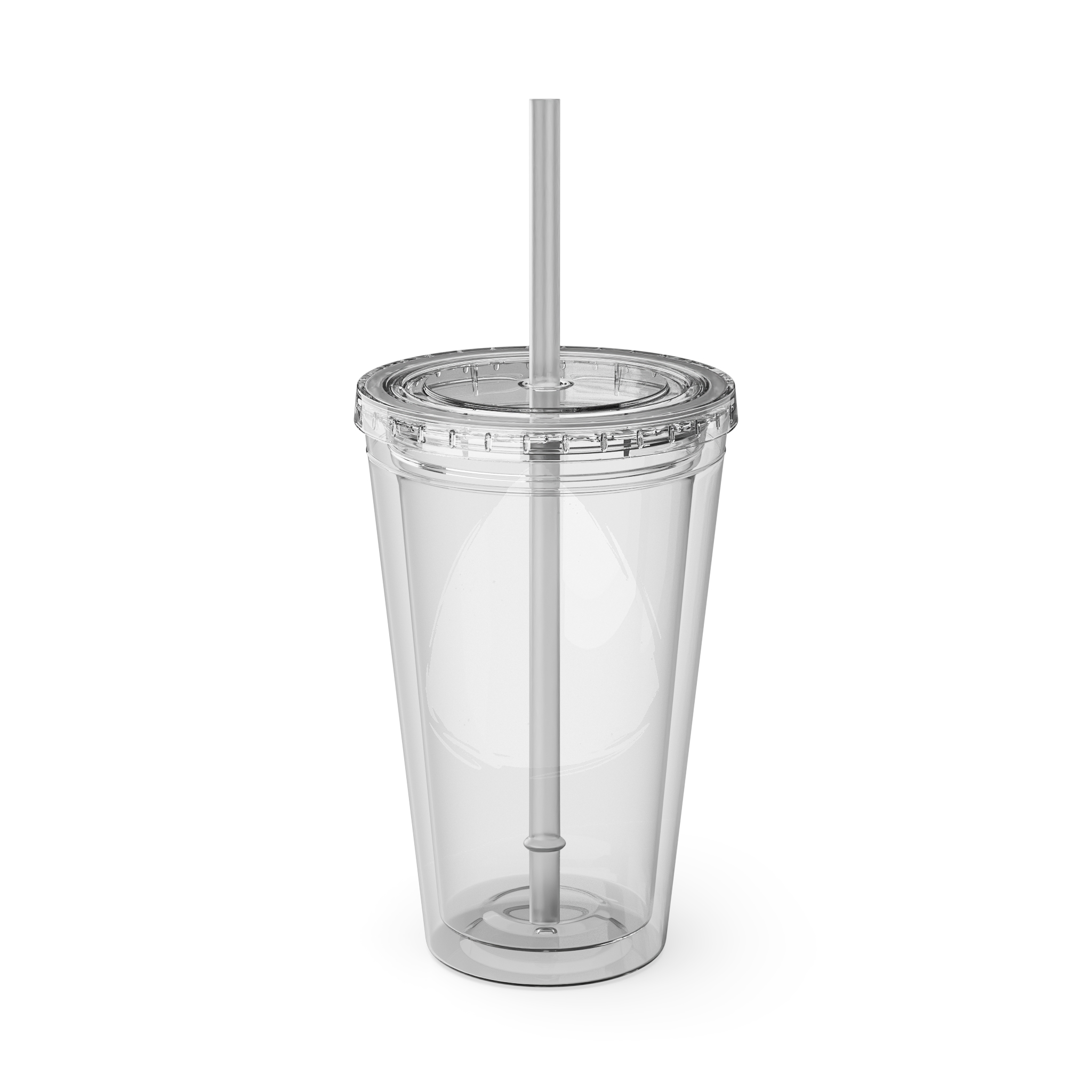 Red Mage Clear Tumbler with Straw - Image 7