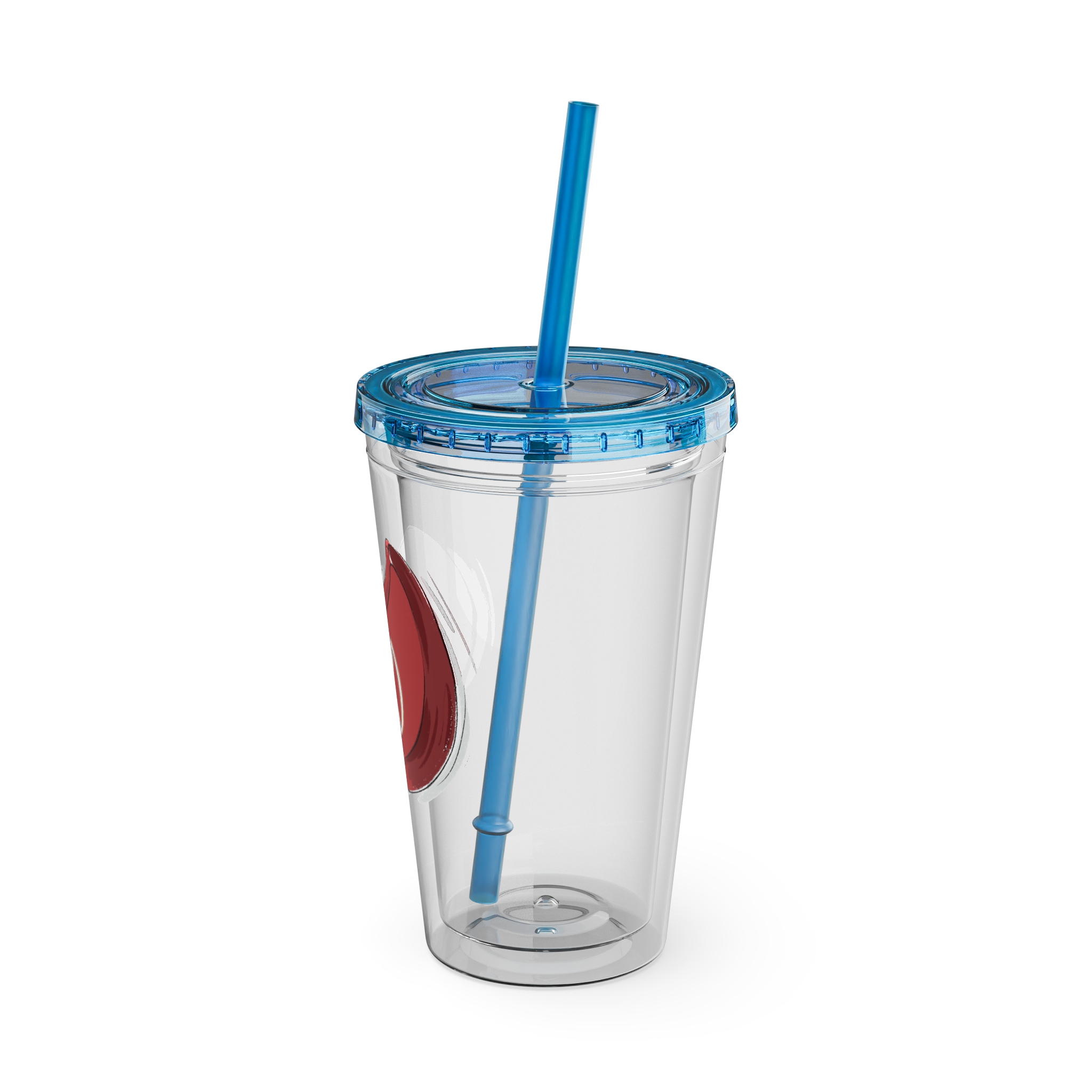 Warrior Clear Tumbler with Straw - Image 32
