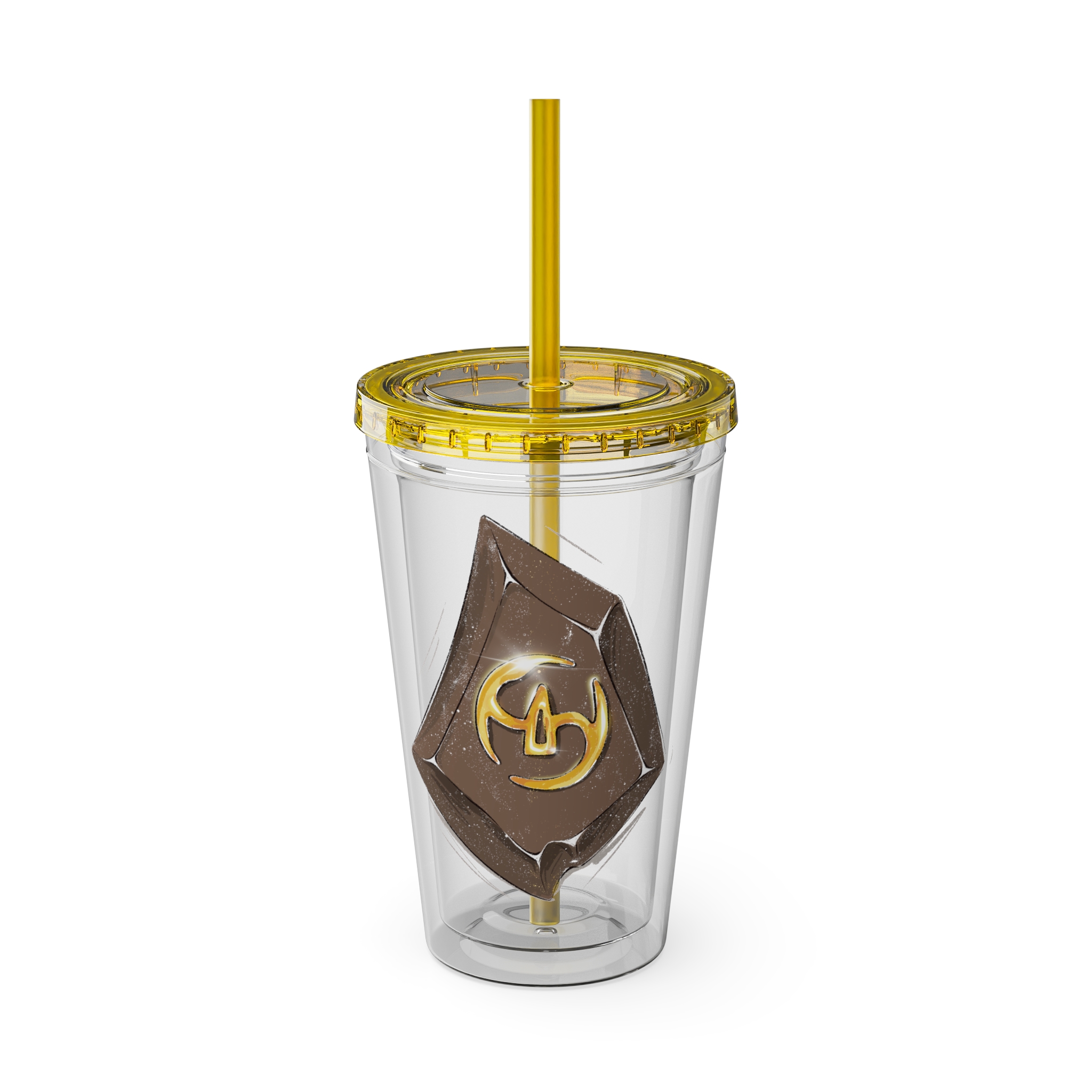Samurai Clear Tumbler with Straw - Image 13
