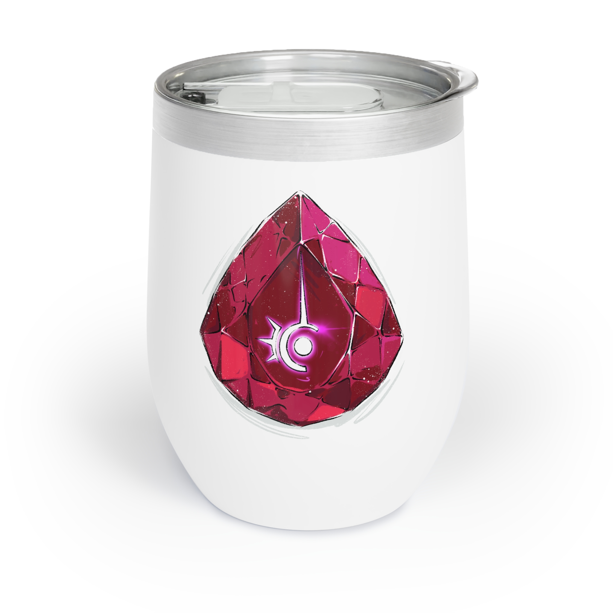 Red Mage Wine Tumbler 12oz