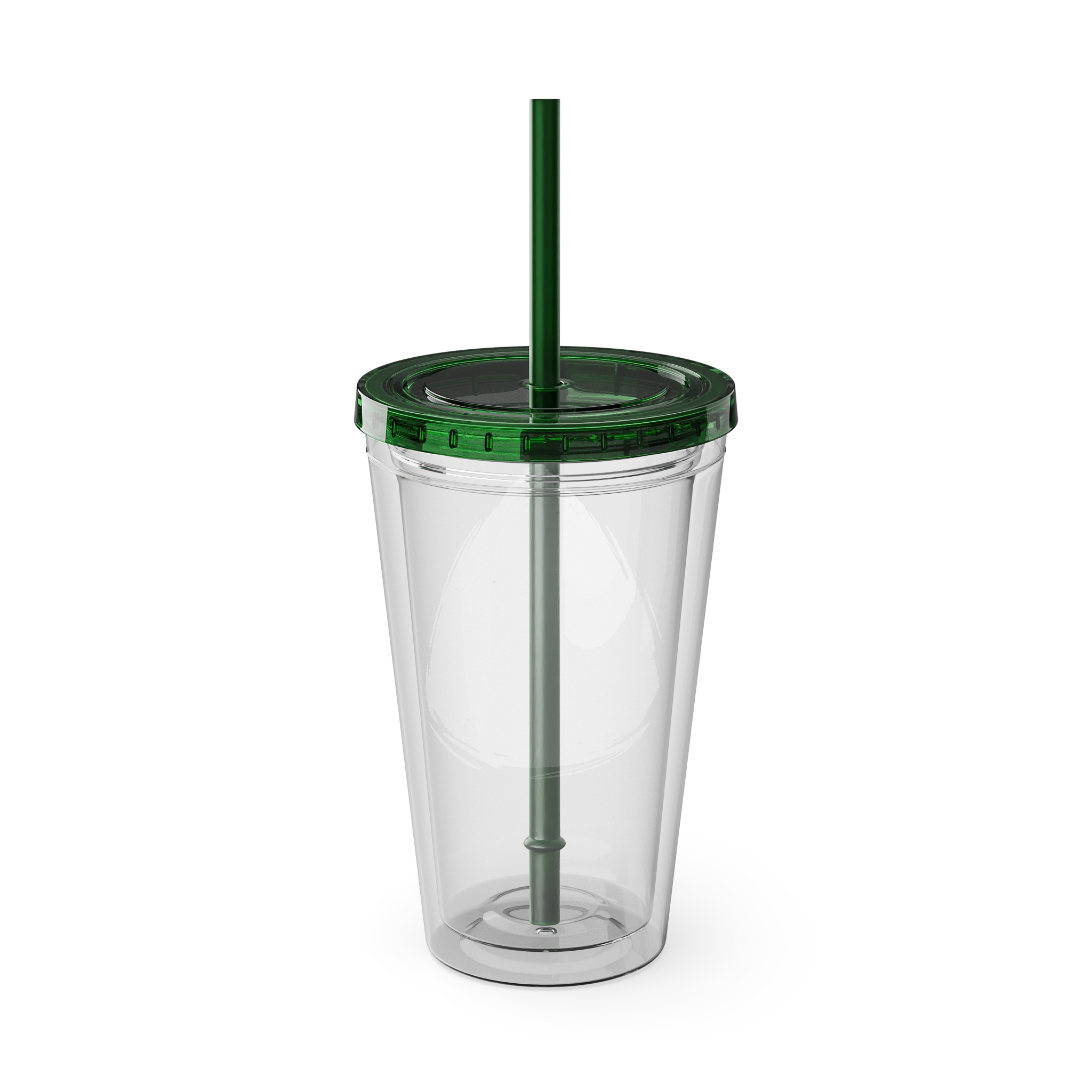 Red Mage Clear Tumbler with Straw - Image 27