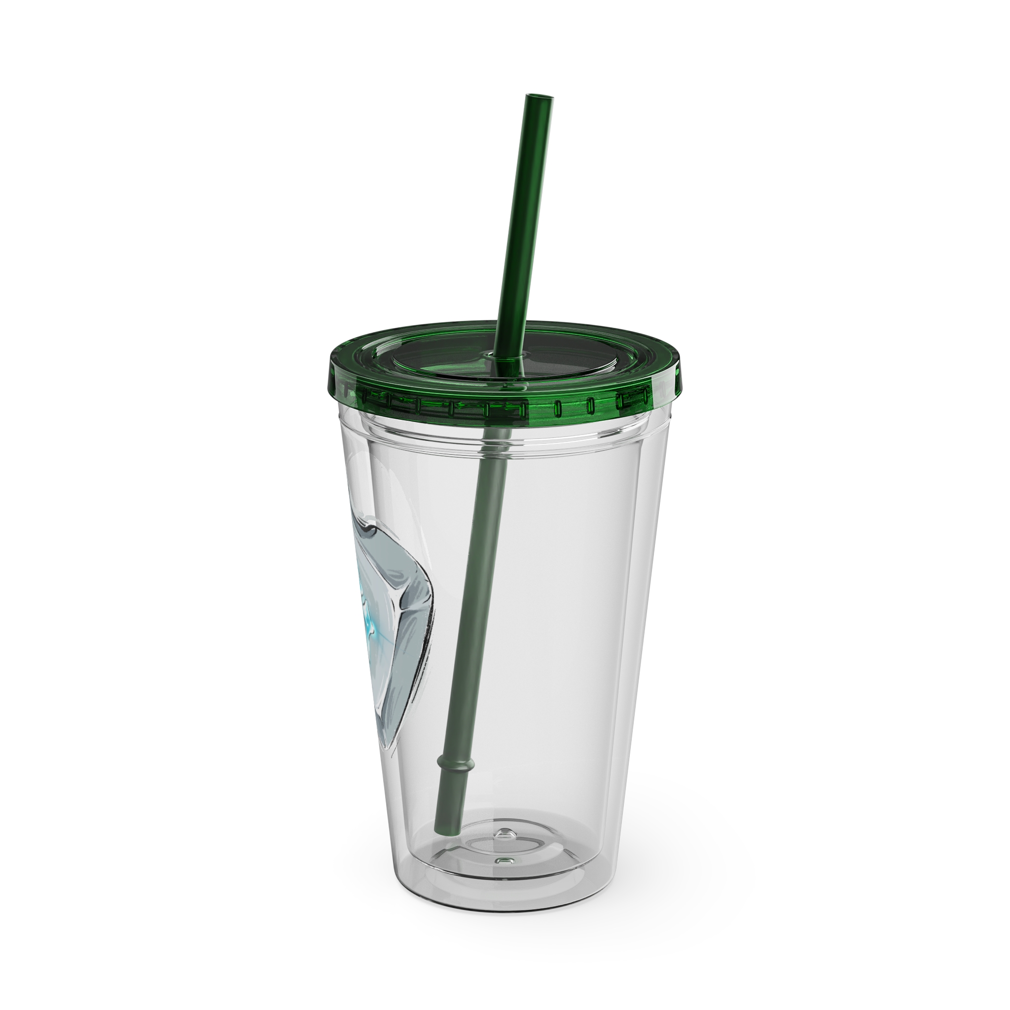 Sage Clear Tumbler with Straw - Image 24