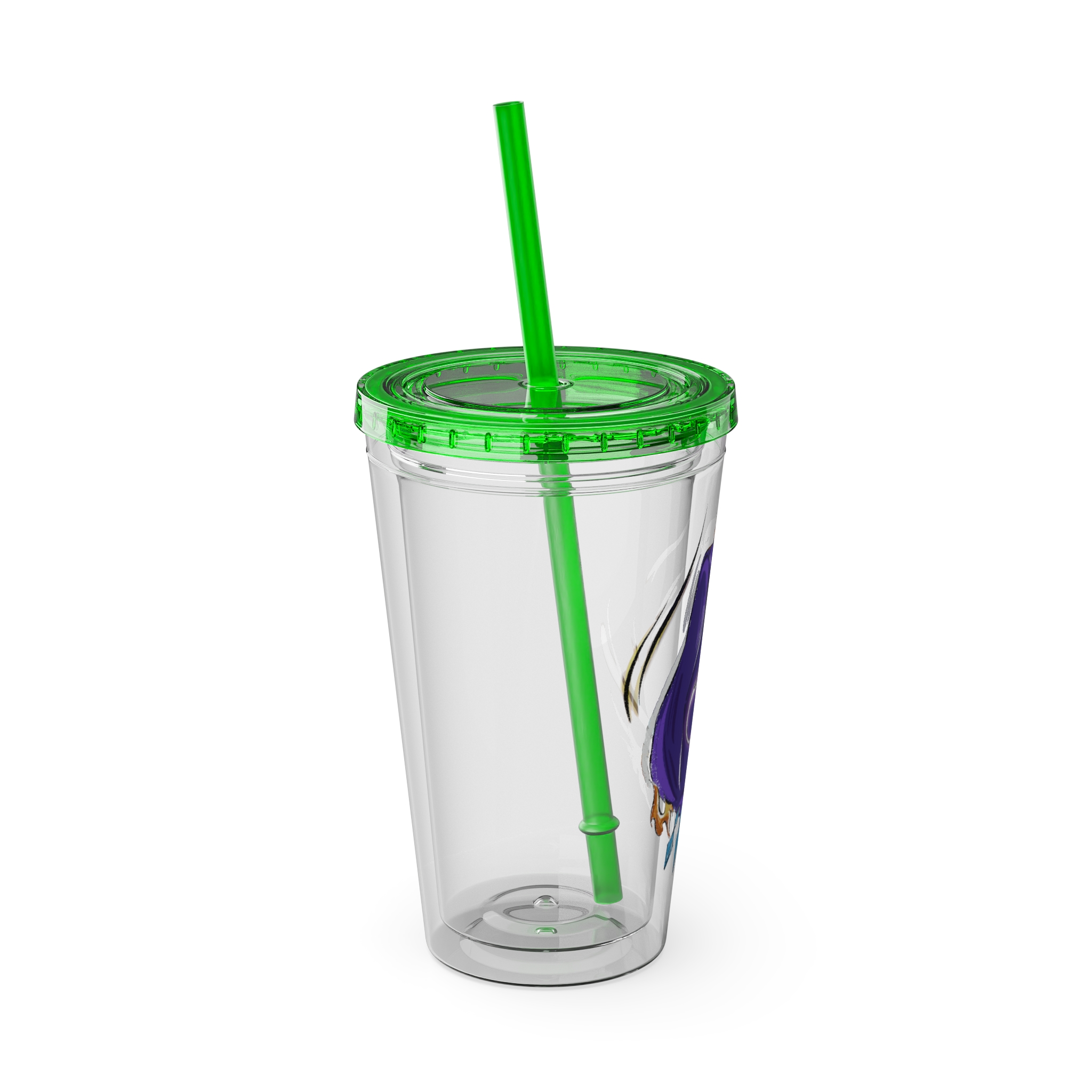 Black Mage Clear Tumbler with Straw - Image 22