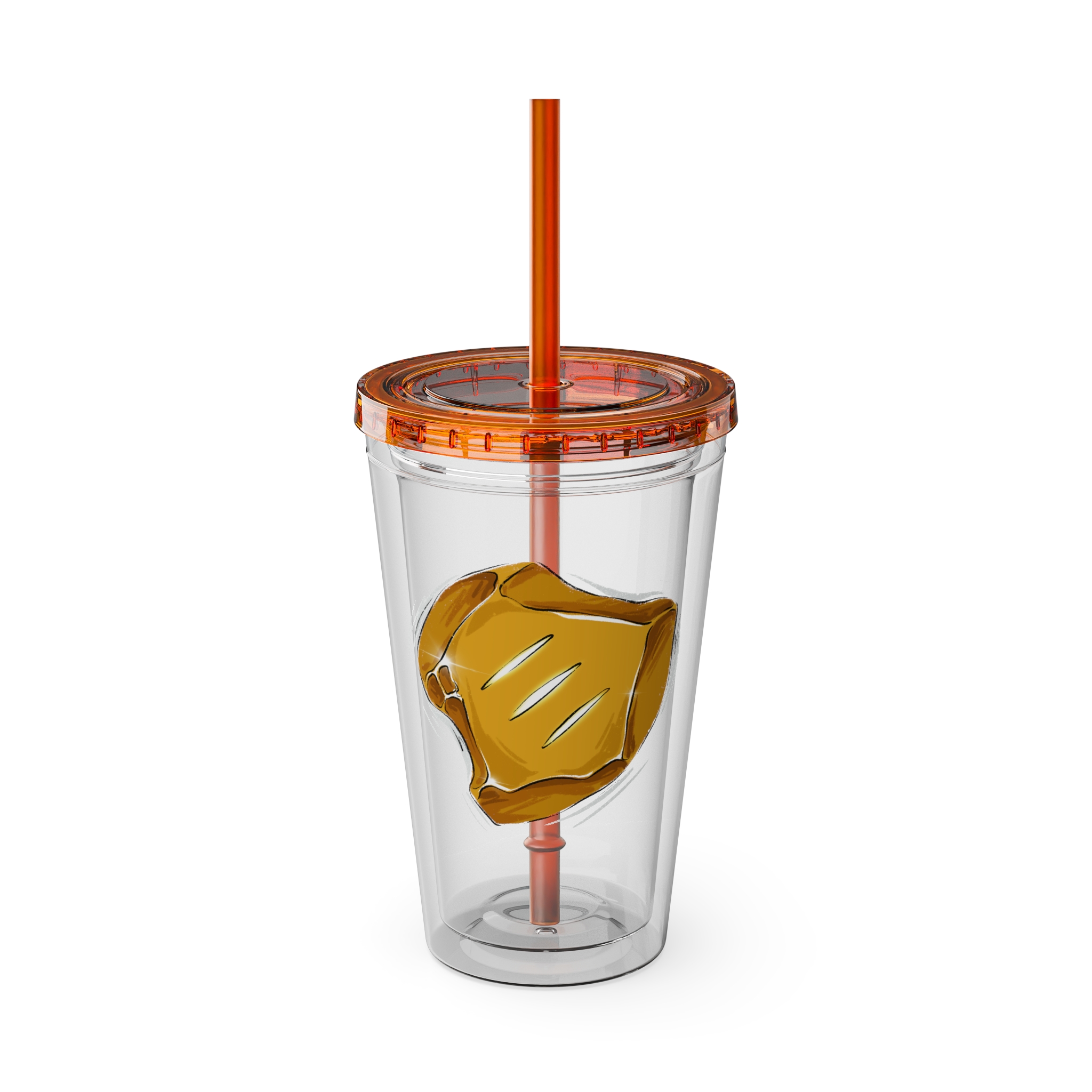 Monk Clear Tumbler with Straw - Image 13