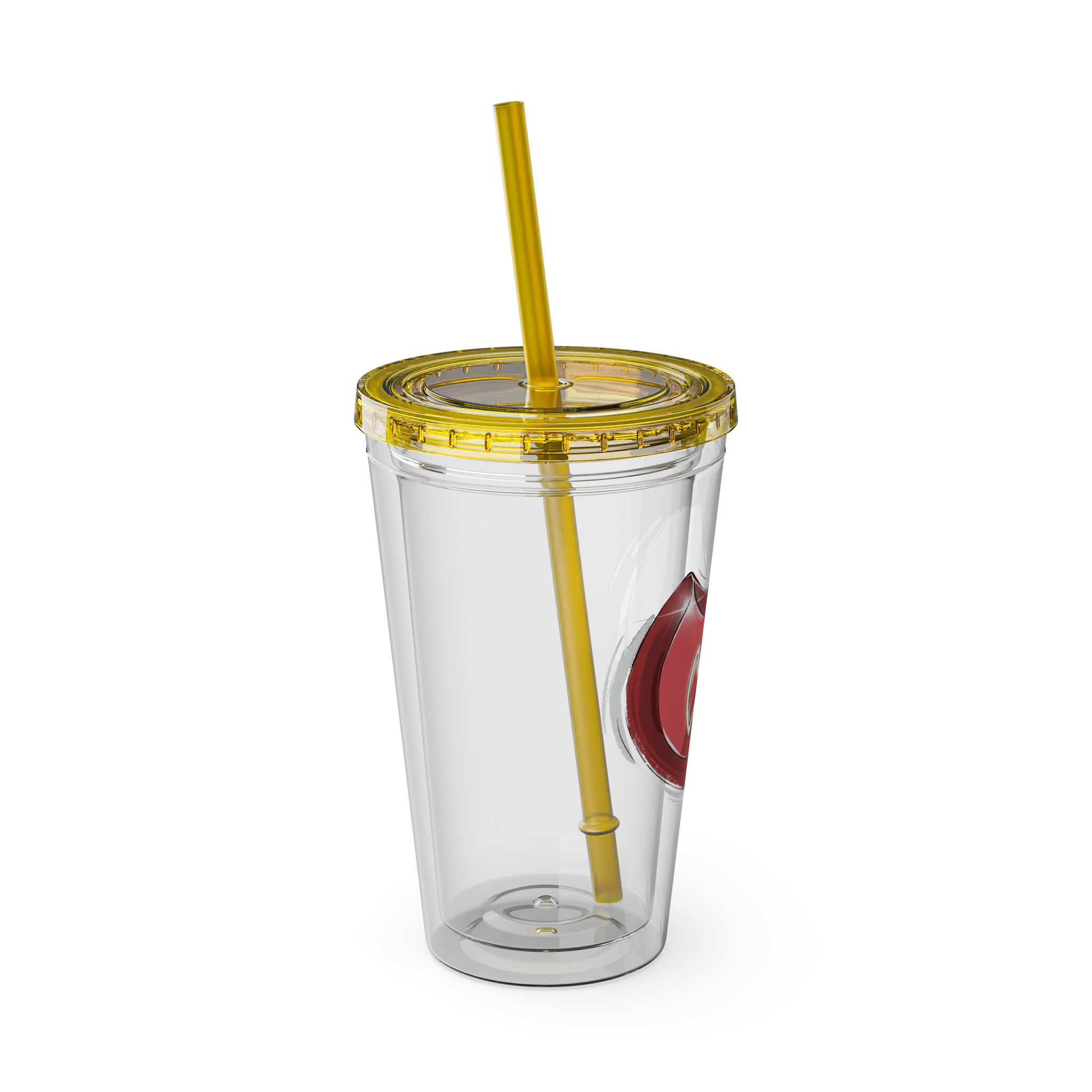 Warrior Clear Tumbler with Straw - Image 18
