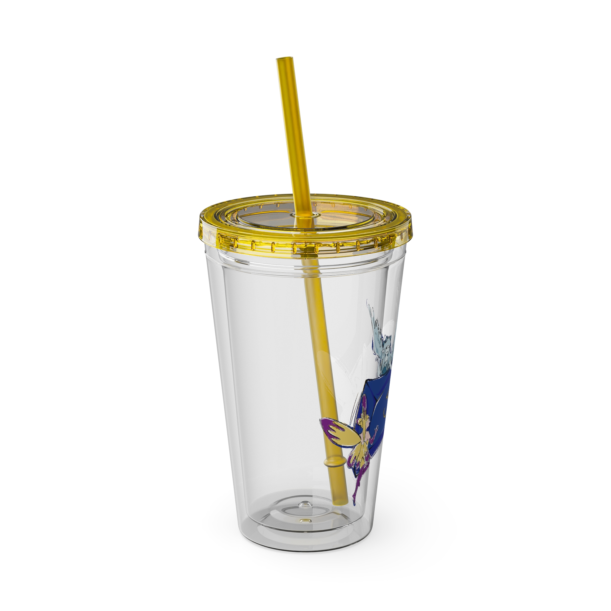 Scholar Clear Tumbler with Straw - Image 18