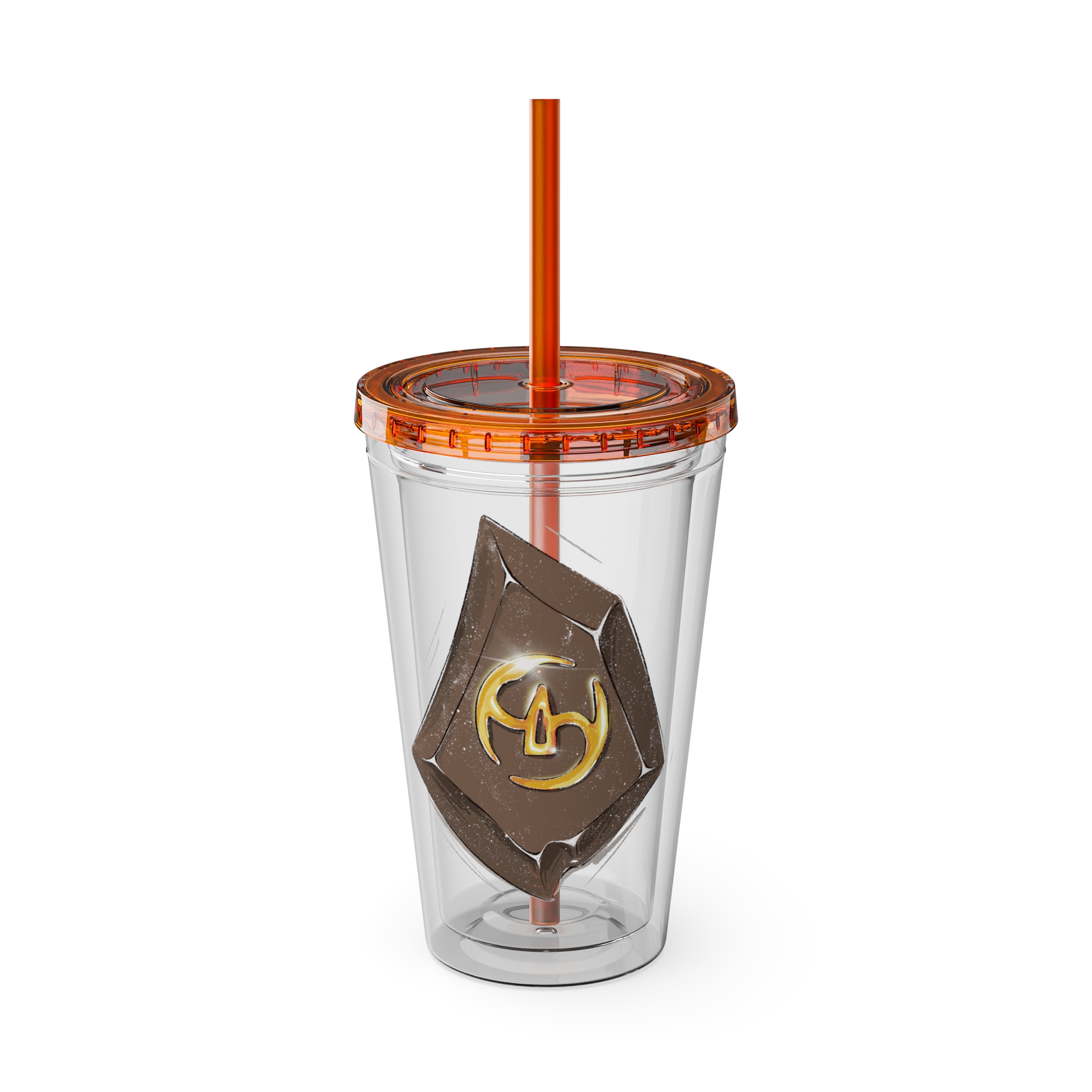 Samurai Clear Tumbler with Straw - Image 9
