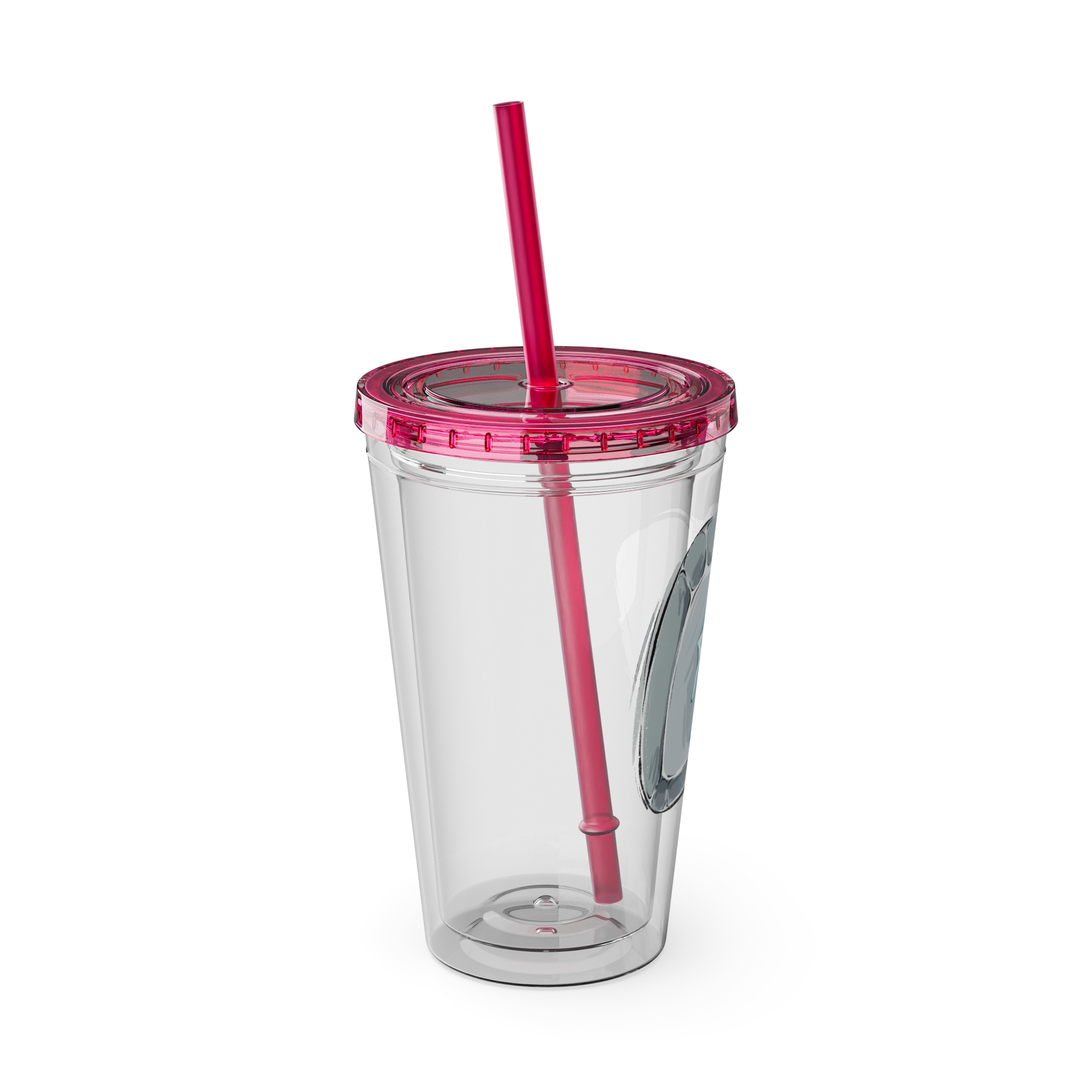Sage Clear Tumbler with Straw - Image 34