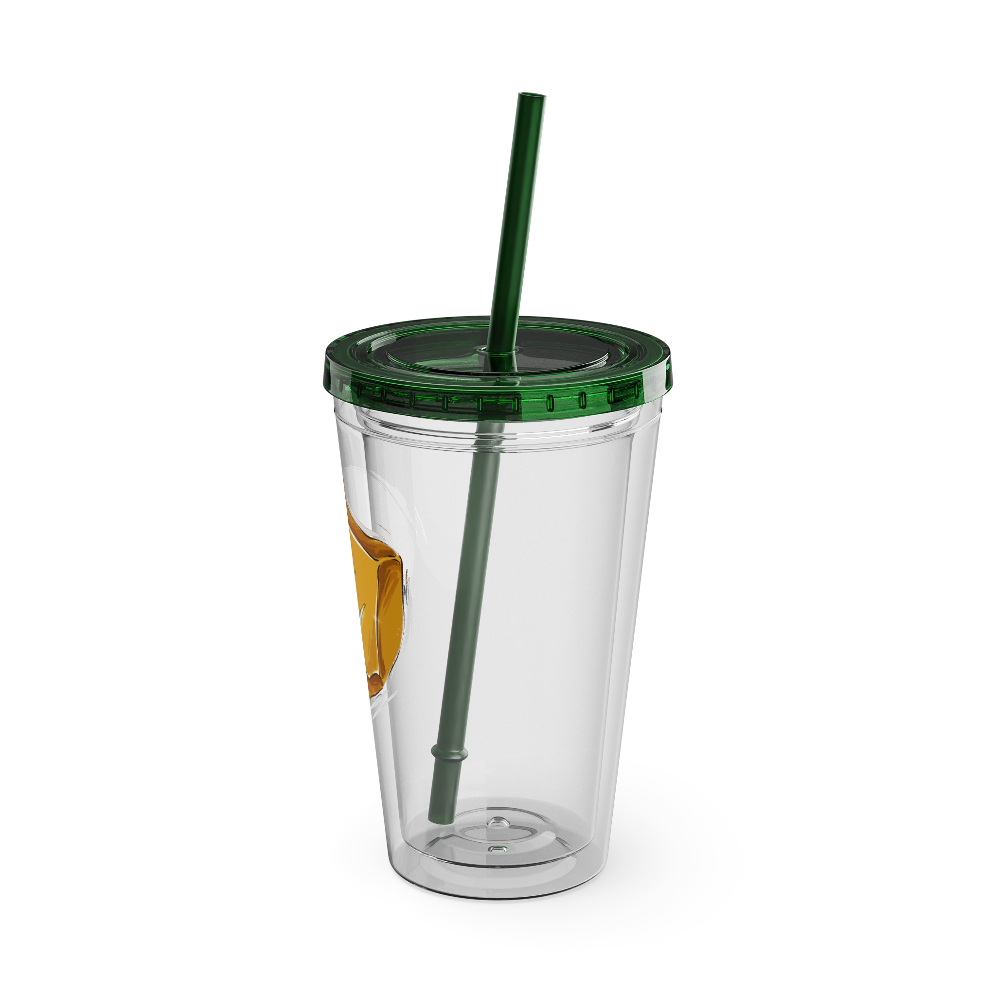 Monk Clear Tumbler with Straw - Image 24